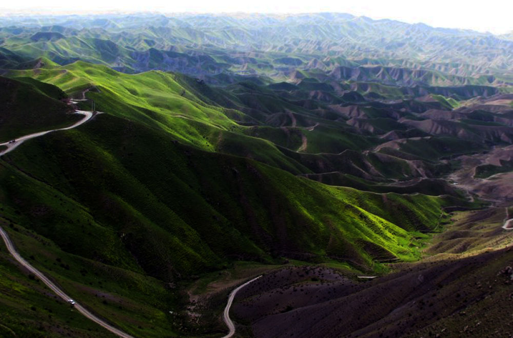 منظره ی پایین ارتفاعات خالدنبی