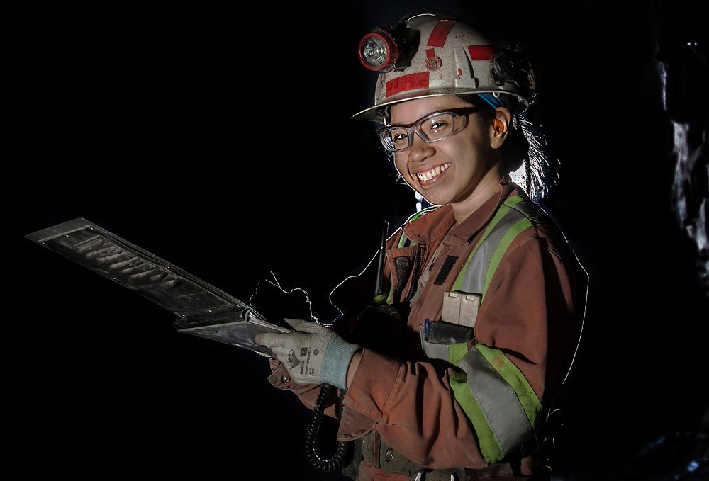 danica underground at Newmont Goldcorp Musselwhite